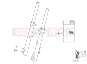 BMW Motorrad BMW 2006 F-Models F 650 GS Dakar 04 (0176,0186) Telescope-fork