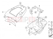 BMW Motorrad BMW 2006 F-Models F 650 GS Dakar 04 (0176,0186) Tail part