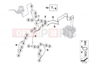 BMW Motorrad BMW 2007 R-Models K2x R 1200 ST (0328,0338) Brake line, front, I-ABS Generation 2