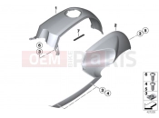 BMW Motorrad BMW 2007 R-Models K2x R 1200 ST (0328,0338) Covering fuel tank