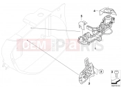 BMW Motorrad BMW 2007 R-Models K2x R 1200 ST (0328,0338) Lock assembly, Top Case 28l