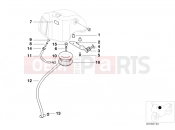 BMW Motorrad BMW 2007 F-Models F 650 GS 04 (0175,0185) Intake muffler, mounting parts