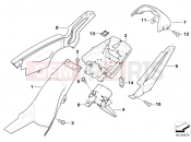 BMW Motorrad BMW 2007 F-Models F 650 GS 04 (0175,0185) Wheel cover,rear, license plate frame
