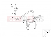 BMW Motorrad BMW 1997 F-Models F 650 97 (0162) Rear wheel brake,brake master cylinder
