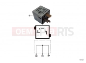 BMW Motorrad BMW 1997 R-Models 4V R 850 R 94 (0401,0406) Plug connector light grey