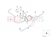 BMW MOTORRAD F 650 97 (0162) Activated Charcoal Filter/mounting parts