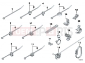 BMW MOTORRAD F 650 97 (0162) Cable strap, hose/cable clip