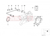BMW Motorrad BMW 1998 R-Models 4V R 850 GS 95 (0403) Wheelspeed sensor, rear