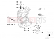 BMW Motorrad BMW 1998 R-Models 4V R 850 RT 96 (0412) Lubrication system-Oil filter