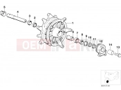 BMW Motorrad BMW 1998 R-Models 4V R 850 RT 96 (0412) Wheel hub mounting parts front