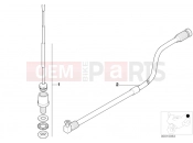 BMW Motorrad BMW 1998 R-Models 4V R 850 RT 96 (0412) Radio antenna