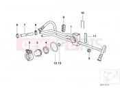 BMW Motorrad BMW 1999 R-Models 4V R 850 GS 95 (0403) Fuel distributor/Pressure regulator