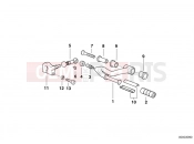 BMW Motorrad BMW 1999 R-Models 4V R 850 GS 95 (0403) External gearshift parts/Shift lever