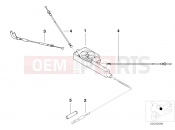 BMW Motorrad BMW 1999 R-Models 4V R 850 GS 95 (0403) Bowden cable/cable distributor