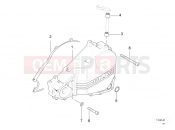BMW MOTORRAD F 650 97 (0162) Engine housing cover, left