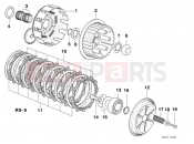 BMW MOTORRAD F 650 97 (0162) Clutch - single parts