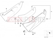 BMW MOTORRAD F 650 97 (0162) Side cover