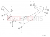 BMW MOTORRAD F 650 97 (0162) Radiator trim
