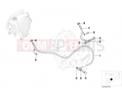 BMW Motorrad BMW 2000 F-Models F 650 GS 00 (0172,0182) Lubrication syst., pipes