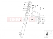 BMW Motorrad BMW 2000 F-Models F 650 GS 00 (0172,0182) Fork slider