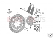 BMW Motorrad BMW 2000 F-Models F 650 GS 00 (0172,0182) Front wheel brake