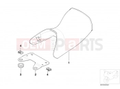 BMW Motorrad BMW 2000 F-Models F 650 GS 00 (0172,0182) Bench seat, officials utility