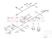 BMW Motorrad BMW 2000 F-Models F 650 GS 00 (0172,0182) Wiring harness, officials utility