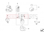 BMW Motorrad BMW 2000 F-Models F 650 GS 00 (0172,0182) Various relays