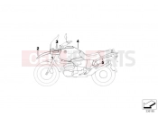 BMW Motorrad BMW 2000 R-Models 4V R 850 GS 95 (0403) Primed parts