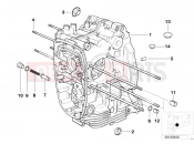 BMW Motorrad BMW 2000 R-Models 4V R 850 R 94 (0401,0406) Engine housing