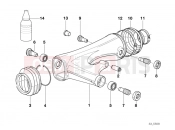 BMW Motorrad BMW 2000 R-Models 4V R 850 R 94 (0401,0406) Rear wheel swinging arm