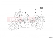 BMW Motorrad BMW 2000 R-Models 4V R 850 R 94 (0401,0406) Painted parts 704 graphit