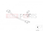 BMW Motorrad BMW 2000 R-Models 4V R 850 R 94 (0401,0406) Marker light bracket