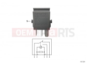 BMW Motorrad BMW 2000 R-Models 4V R 850 RT 96 (0412) Minirelay, change-over contact, grey