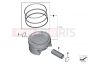 BMW Motorrad BMW 2001 F-Models F 650 CS 02 (0174,0184) Piston with rings and wristpin