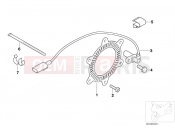 BMW Motorrad BMW 2001 F-Models F 650 CS 02 (0174,0184) Front wheel brake, sensor/ring