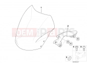 BMW Motorrad BMW 2001 F-Models F 650 CS 02 (0174,0184) Windshield