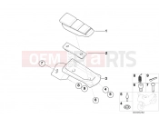 BMW Motorrad BMW 2001 F-Models F 650 CS 02 (0174,0184) Footrest, front