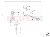 BMW Motorrad BMW 2001 F-Models F 650 CS 02 (0174,0184) Ignition switch and mounting parts
