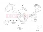 BMW Motorrad BMW 2001 R-Models 4V R 850 RT 96 (0412) Painted parts 704 graphit