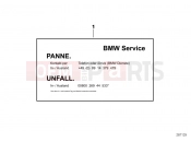 BMW Motorrad BMW 2001 R-Models 4V R 850 RT 96 (0412) Label