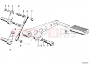 BMW Motorrad BMW CLASSIC 1987 R-Models 2V R 65 GS External shifting parts/shift lever