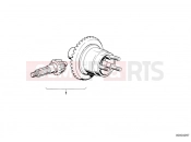 BMW Motorrad BMW CLASSIC 1987 R-Models 2V R 65 GS Differential-crown wheel set