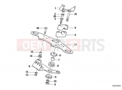 BMW Motorrad BMW CLASSIC 1987 R-Models 2V R 80 Upper fork cross brace