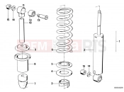 BMW Motorrad BMW CLASSIC 1987 R-Models 2V R 80 Spring strut, rear