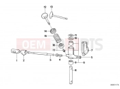 BMW Motorrad BMW CLASSIC 1987 R-Models 2V R 80 RT Valves, valve timing gear, rocker arm