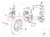 BMW Motorrad BMW CLASSIC 1987 R-Models 2V R 80 RT Front wheel brake