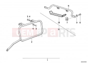 BMW Motorrad BMW CLASSIC 1987 R-Models 2V R 100 GS Set case holder