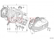 BMW Motorrad BMW CLASSIC 1987 R-Models 2V R 80 GS Cylinder head / Cover / Gaskets