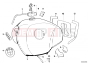 BMW Motorrad BMW CLASSIC 1987 R-Models 2V R 80 GS Fuel tank